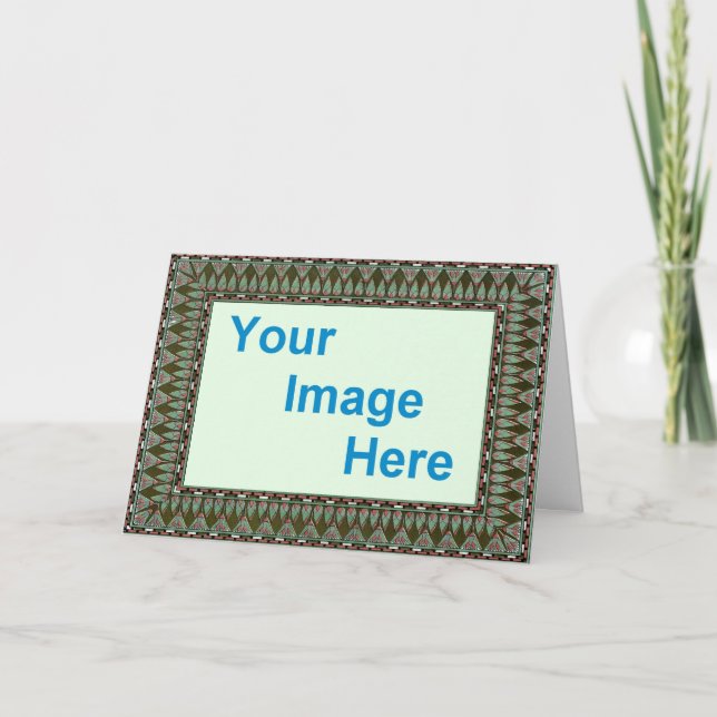 Decorative Note Card Border Template (Front)