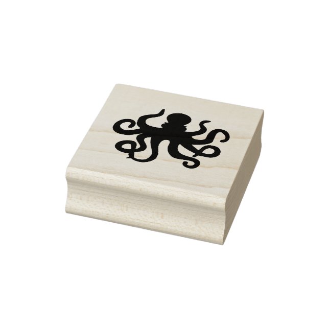 Decorative Octopus Rubber Stamp (Stamp)