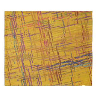 Decorative Oil Painting: Dynamic Art Duvet Cover