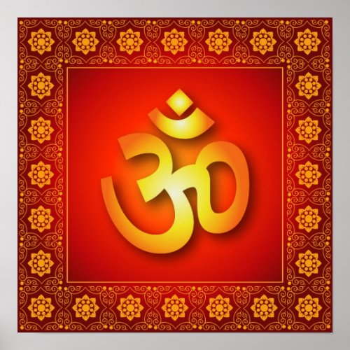 Decorative Om Poster