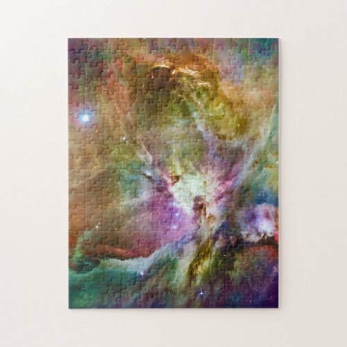 Decorative Orion Nebula Galaxy Space Photo Jigsaw Puzzle