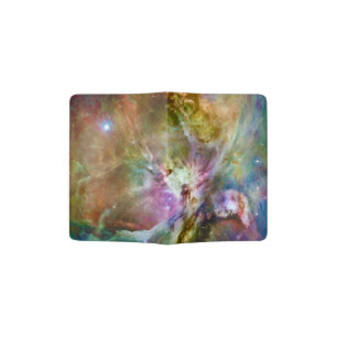 Decorative Orion Nebula Galaxy Space Photo Passport Holder