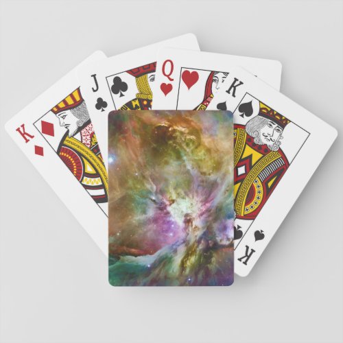 Decorative Orion Nebula Galaxy Space Photo Poker Cards