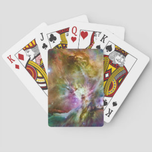 Decorative Orion Nebula Galaxy Space Photo Poker Cards