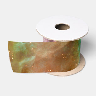 Decorative Orion Nebula Galaxy Space Photo Satin Ribbon