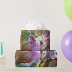 Decorative Orion Nebula Galaxy Space Photo Wrapping Paper
