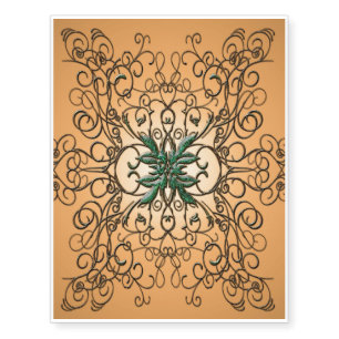 Decorative ornament temporary tattoos