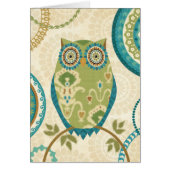 Decorative Owl with Circular Designs (Front)