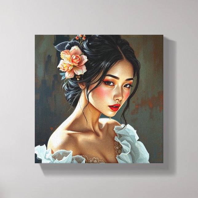 Decorative Painting (Heavenly Charm) Canvas Print (Front)