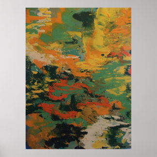 Decorative painting poster