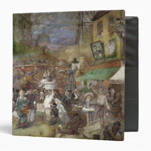 Decorative panel depicting Paris 3 Ring Binder