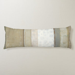 Decorative Panel Painting in Neutral Colors Body Pillow