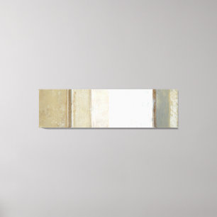 Decorative Panel Painting in Neutral Colors Canvas Print