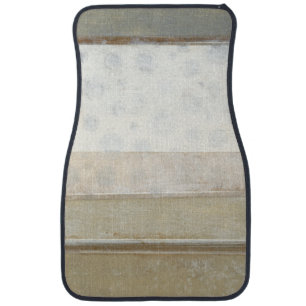 Decorative Panel Painting in Neutral Colors Car Mat