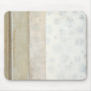 Decorative Panel Painting in Neutral Colors Mouse Pad