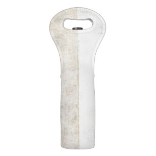 Decorative Panel Painting in Neutral Colors Wine Bag