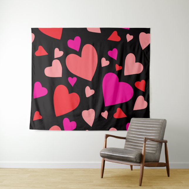 Decorative paper heart 1 tapestry (In Situ (Horizontal))