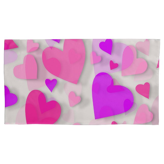 Decorative paper heart 3 pillow case (Front)