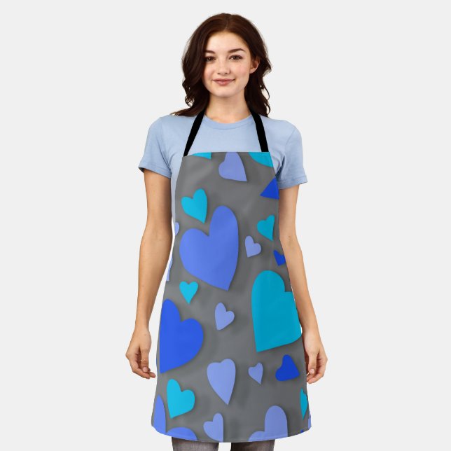 Decorative paper heart 4 apron (Worn)