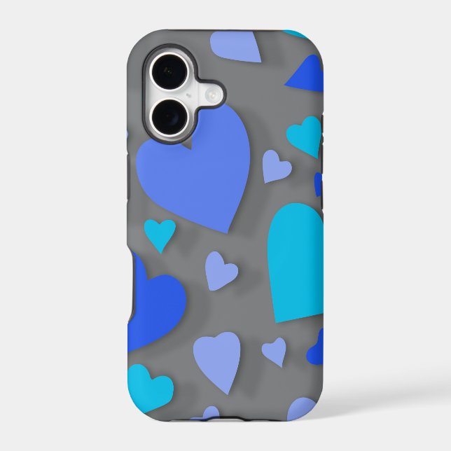Decorative paper heart 4 iphone case (Back)