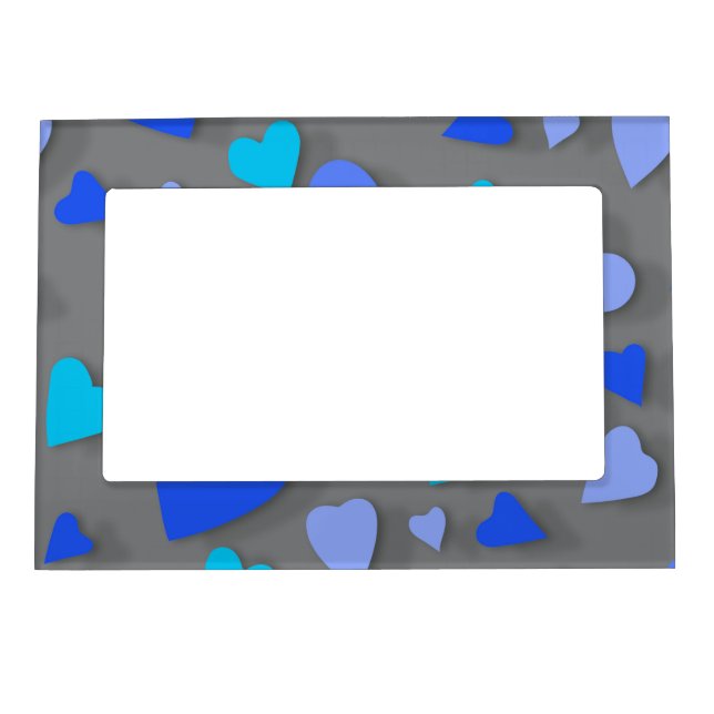 Decorative paper heart 4 magnetic frame (Front)