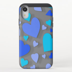 Decorative paper heart 4 iPhone XR slider case
