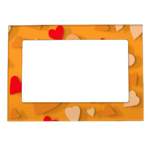 Decorative paper heart 7 magnetic frame