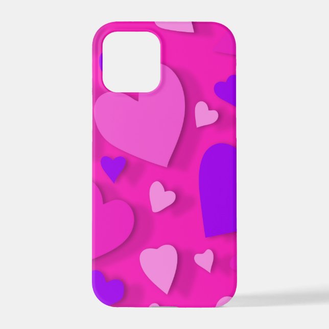 Decorative paper heart 8 iPhone case (Back)