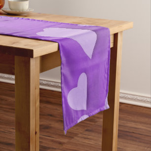 Decorative paper heart 9 short table runner