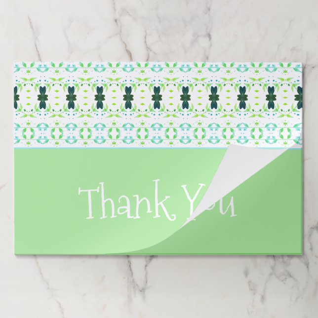 Decorative Paper Placemats 25 Piece (Folded)