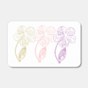 Decorative Pastel Floral Botanical Matchbox Matchboxes