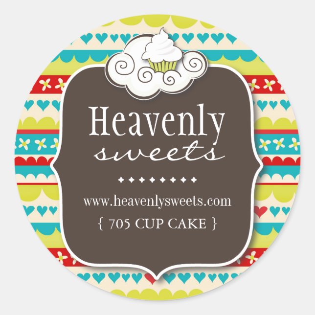 Decorative Pastry Chef Stickers (Front)