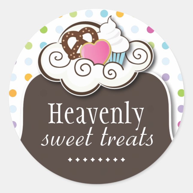 Decorative Pastry Chef Stickers (Front)