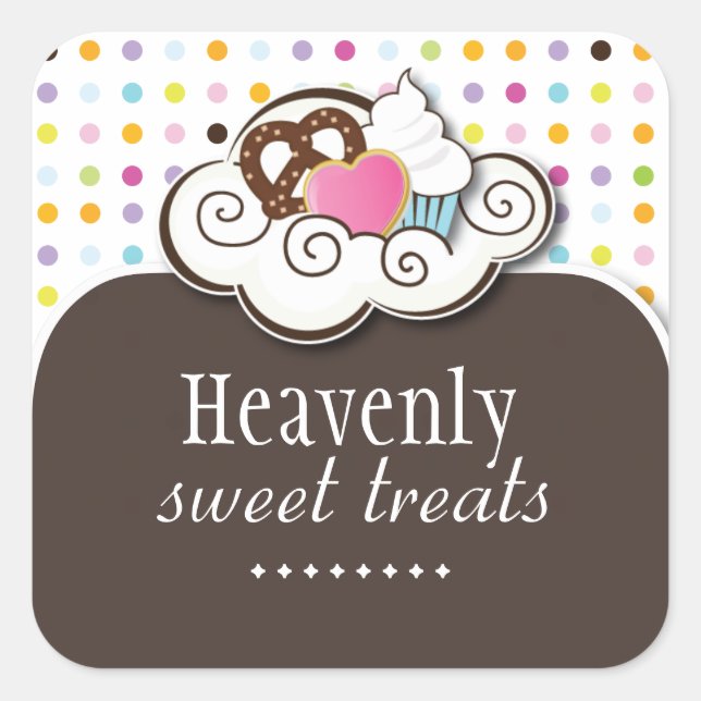 Decorative Pastry Chef Stickers (Front)