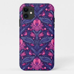 Decorative pattern with hearts iPhone 11 case