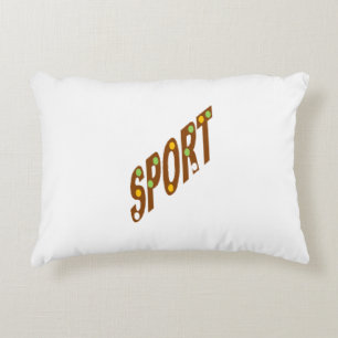 Decorative pillow kids SPORT CHOCOLATE CANDY