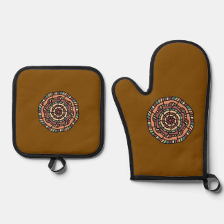 decorative pillow oven mitt & pot holder set