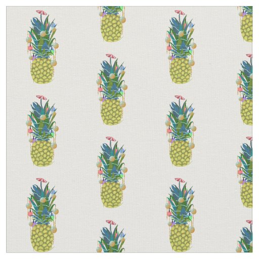 Decorative Pineapples for Christmas, fabric