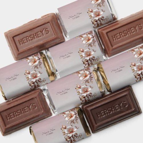Decorative Pink Floral Hershey's Miniatures