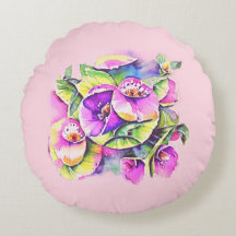 Decorative pink flowers