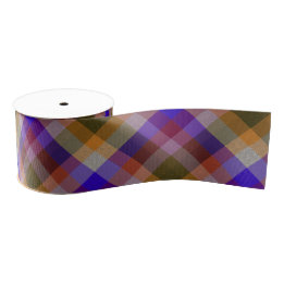  Decorative Plaid Grosgrain Ribbon