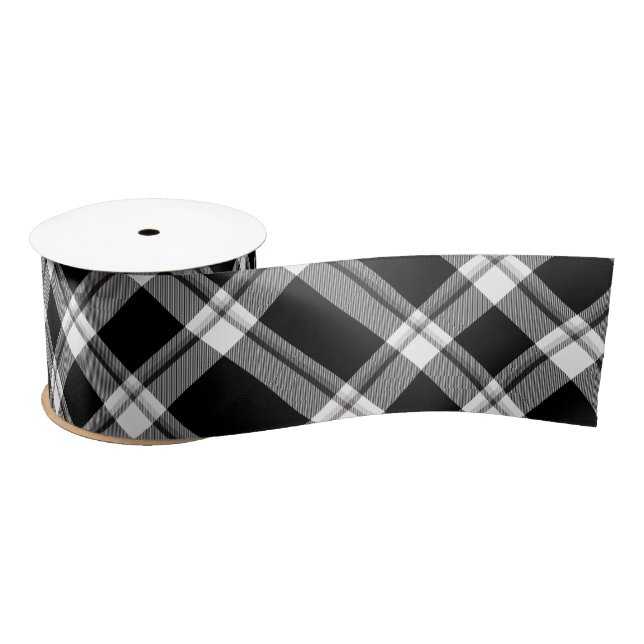  Decorative Plaid  Satin Ribbon (Spool)