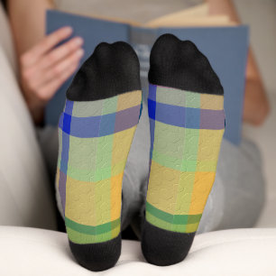 Decorative Plaid Socks