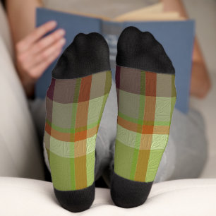 Decorative Plaid Socks