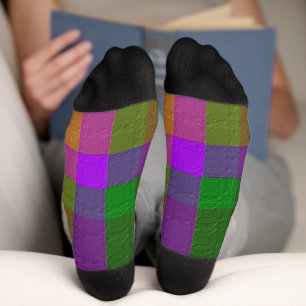Decorative Plaid Socks