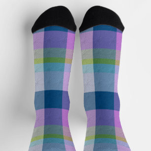 Decorative Plaid Socks