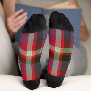 Decorative Plaid Socks