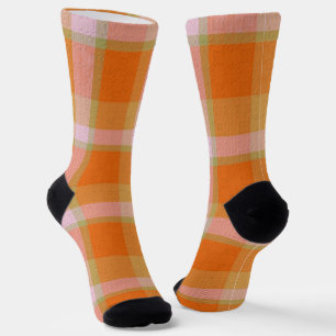 Decorative Plaid Socks
