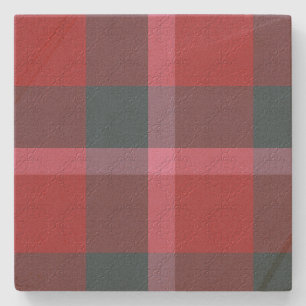 Decorative Plaid Stone Coaster