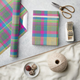  Decorative Plaid Wrapping Paper